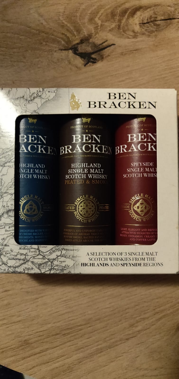 Ben Bracken Single Malt Scotch Whisky Mini-Pack 3 x 0,05 l für LIDL -  Whiskygraphie